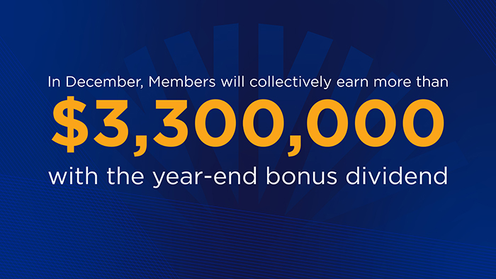 Goldenwest Announces 4.65% APY Bonus Dividend, Distributing $3.3 Million to Members in December