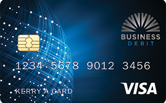 The Weber State Credit Union Business Visa Debit Card